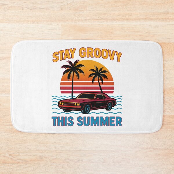 Item preview, Bring on the retro vibes and sunshine with this “Stay Groovy This Summer” designed and sold by Gayan-Art.