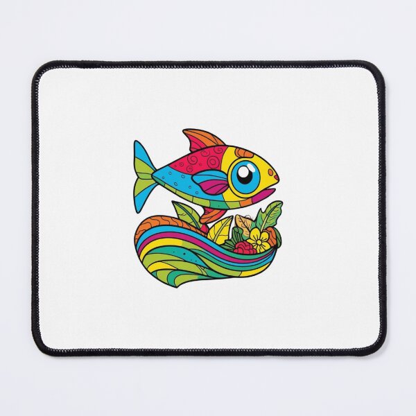Item preview, Strange fish in flowers designed and sold by DariaCraft.