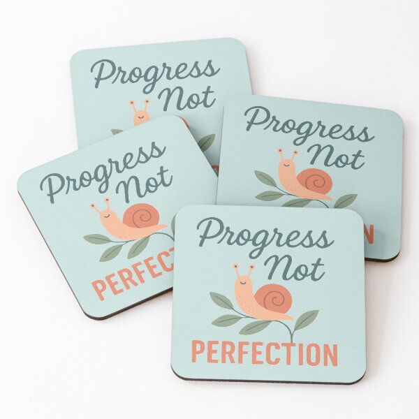 Item preview, Progress, Not Perfection Design 4 designed and sold by Pimpu store.