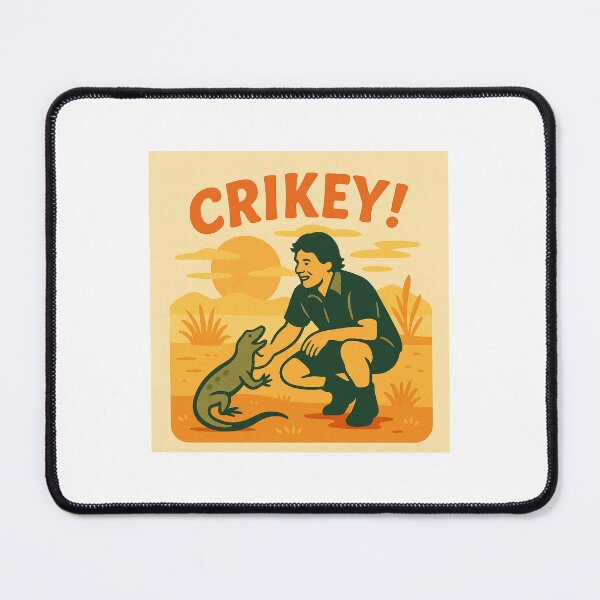 Item preview, Crikey - Steve Irwin Art  designed and sold by Scales and Tails .