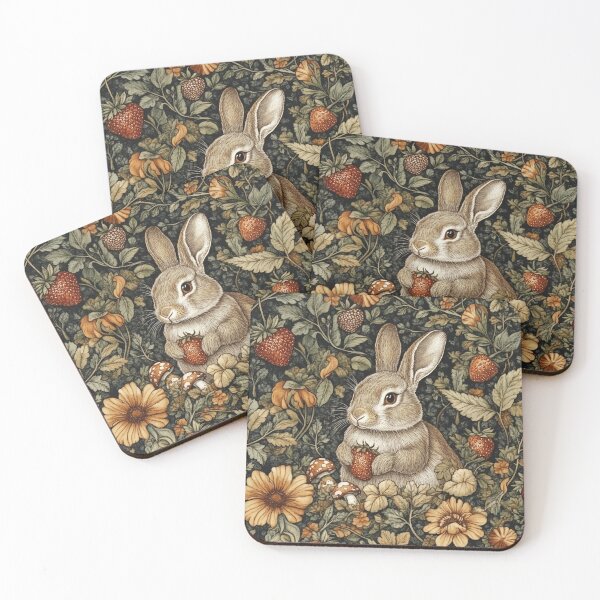 Item preview, Vintage Bunny Garden – Whimsical Rabbit Illustration designed and sold by blairvina9028.