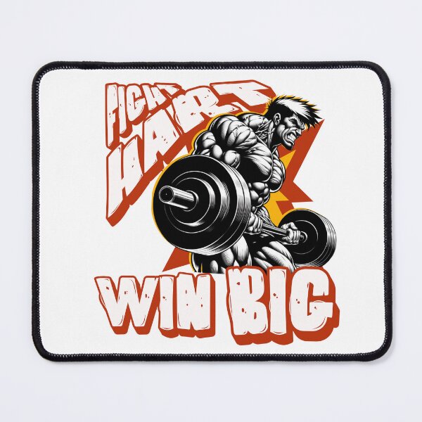 Item preview, Fight Hard, Win Big – Bold & Motivational Statement designed and sold by ByZimbo.