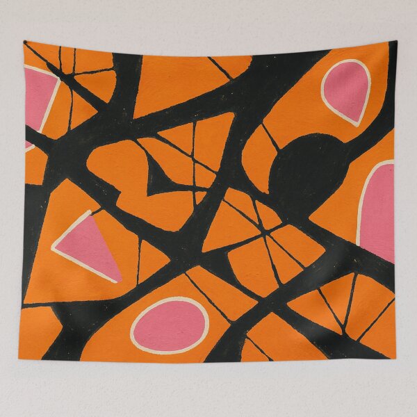 Item preview, Dynamic contrasts in orange, black and pink designed and sold by Sigtrix.
