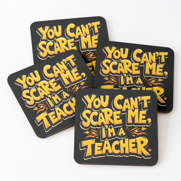 Item preview, You Can’t Scare Me, I'm a Teacher v2 designed and sold by Itsheartshop.