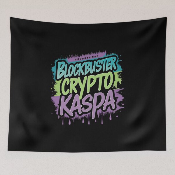 Item preview, Blocks Don’t Sleep Kaspa designed and sold by RadDeck.