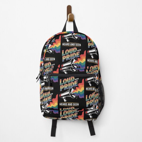 Item preview, Loud with Pride – Rainbow Megaphone Statement designed and sold by Taans-Creation.