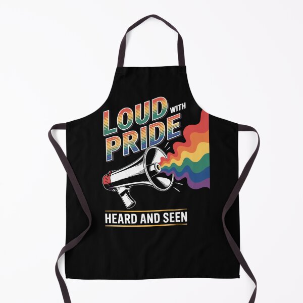 Item preview, Loud with Pride – Rainbow Megaphone Statement designed and sold by Taans-Creation.