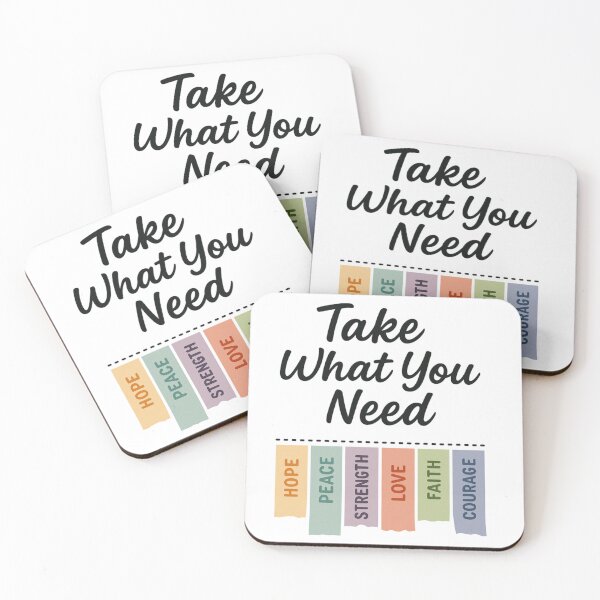 Item preview, Take What You Need Design 2 designed and sold by ShivThulirVerse.