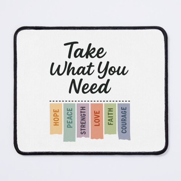 Item preview, Take What You Need Design 2 designed and sold by ShivThulirVerse.