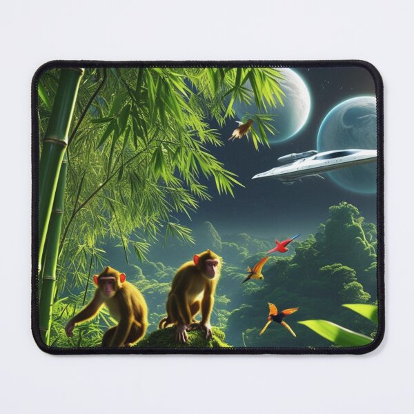 Item preview, Imaginative Interplanetary Landscape AI designed and sold by ColorSapiens.