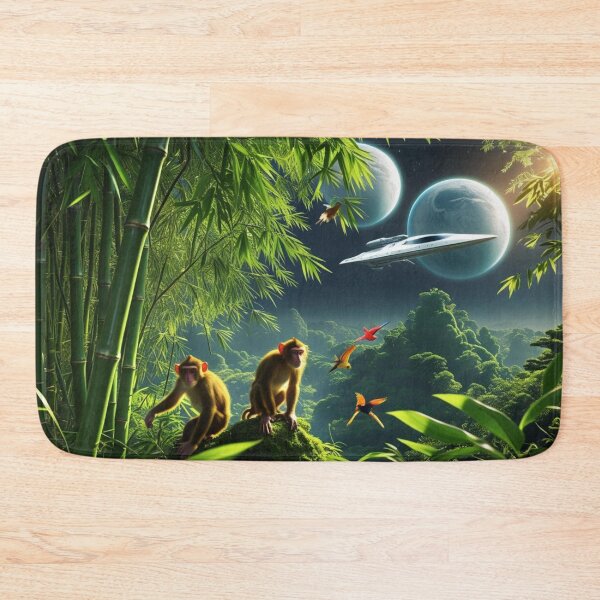 Item preview, Imaginative Interplanetary Landscape AI designed and sold by ColorSapiens.