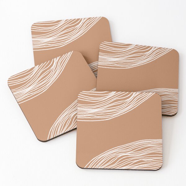Item preview, Minimalist Geometric Drawing in Earth Tones designed and sold by Pattern&Pixel.