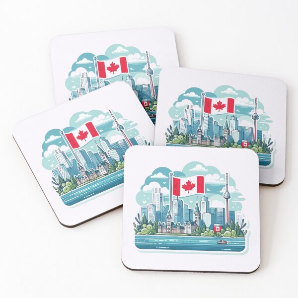 Item preview, Canada 150 Commemorative Poster Minimalist Watercolor Sticker , designed and sold by PaintMeWorld.
