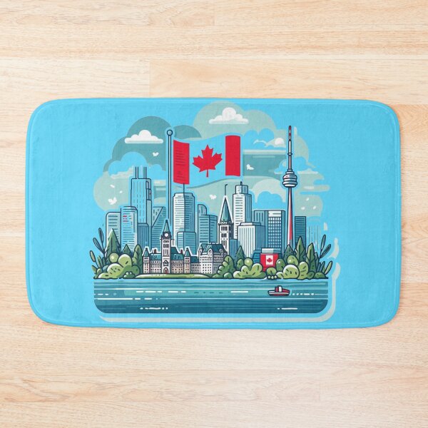 Item preview, Canada 150 Commemorative Poster Minimalist Watercolor Sticker , designed and sold by PaintMeWorld.