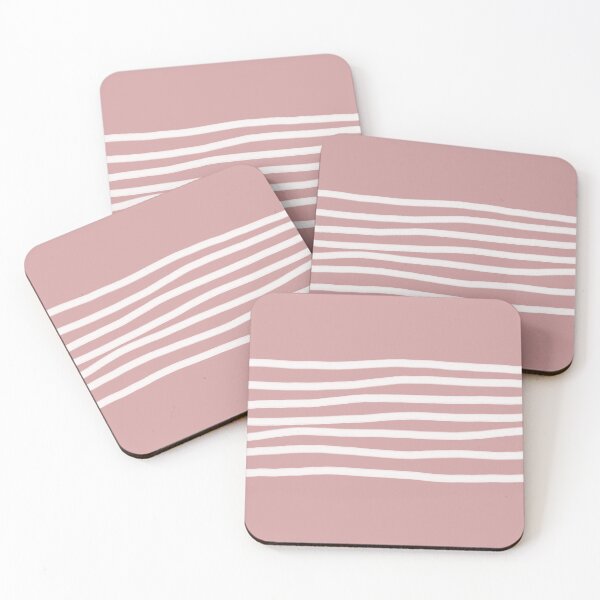 Item preview, Wavy Geometric Lines Pink designed and sold by Pattern&Pixel.