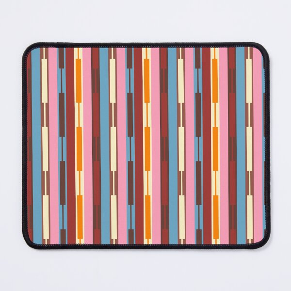 Item preview, Eclectic Geo Chain Vertical Block Stripes Geometric Pattern designed and sold by kierkegaard.