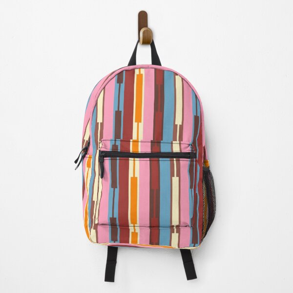 Item preview, Eclectic Geo Chain Vertical Block Stripes Geometric Pattern designed and sold by kierkegaard.