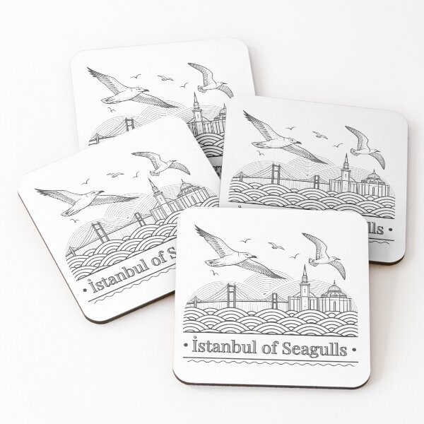 Item preview, Istanbul of Seagulls - Iconic Cityscape Art designed and sold by asliberry.