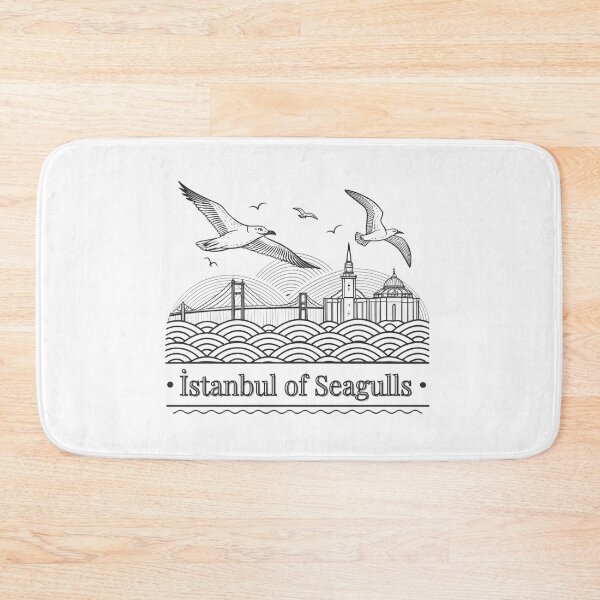 Item preview, Istanbul of Seagulls - Iconic Cityscape Art designed and sold by asliberry.