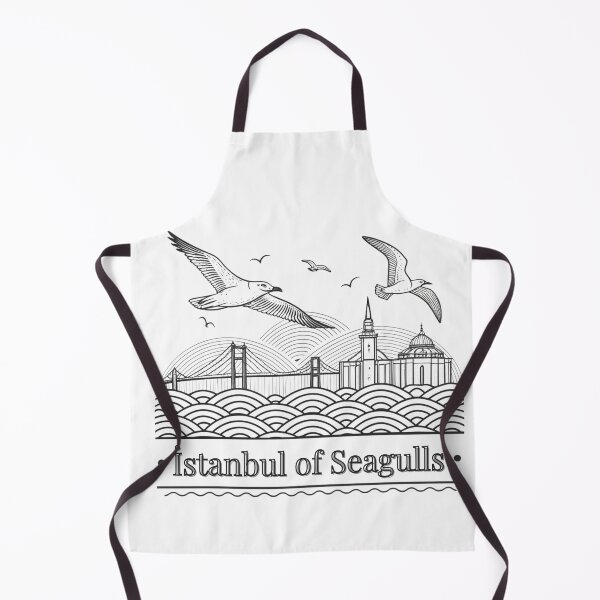 Item preview, Istanbul of Seagulls - Iconic Cityscape Art designed and sold by asliberry.