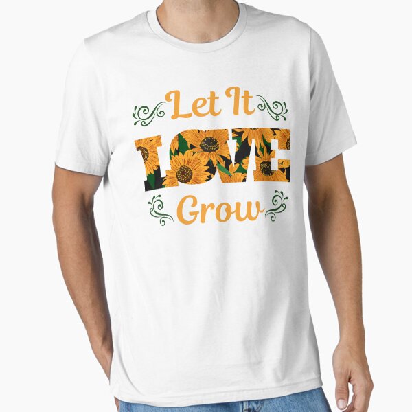 Item preview, Love - Let It Grow Sunflower Graphic Gift for Her designed and sold by CurrentD.