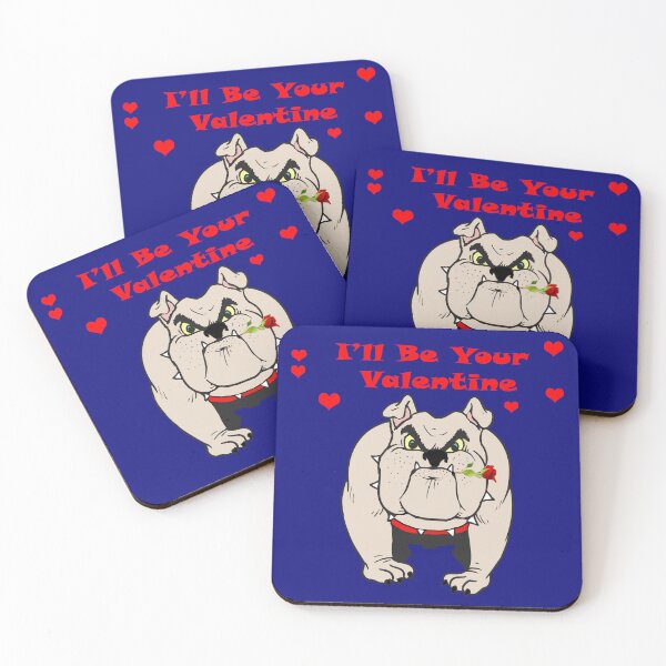 Item preview, MY VALENTINE, BRITISH BULLDOG LOVERS, VALENTINE TEE SHIRTS, DOG LOVERS TEE SHIRTS designed and sold by Barbara Jean Photo Art And Design.