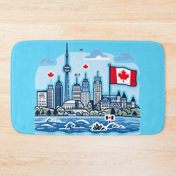 Item preview, Canada 150 Commemorative Poster Minimalist Watercolor Sticker , designed and sold by PaintMeWorld.