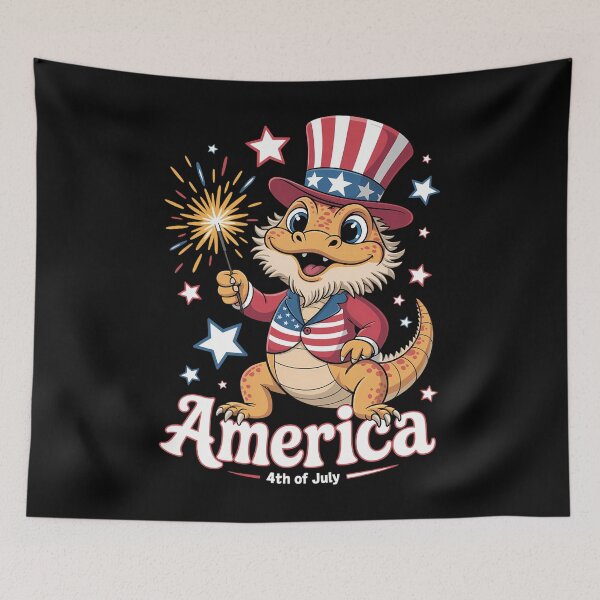 Item preview, Bearded Dragon 4th of July Independence Day designed and sold by brynatshop.