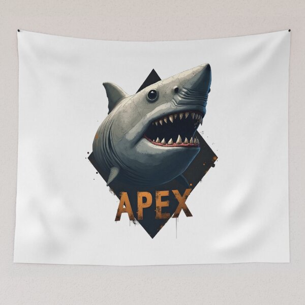 Item preview, Apex Shark Unleashed designed and sold by ShadowAndSlate.