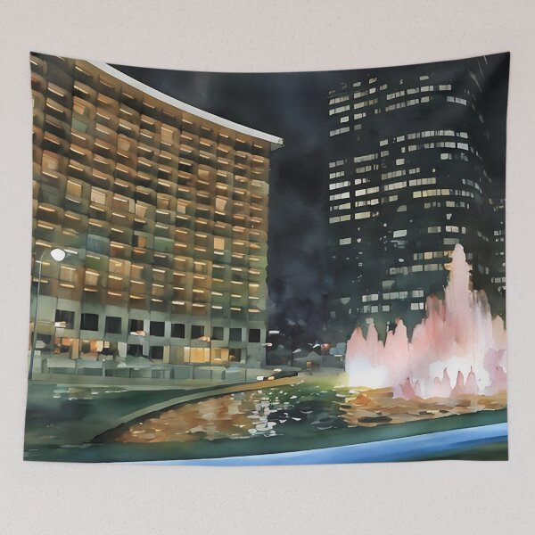 Item preview, Century Plaza designed and sold by RCWatercolours.