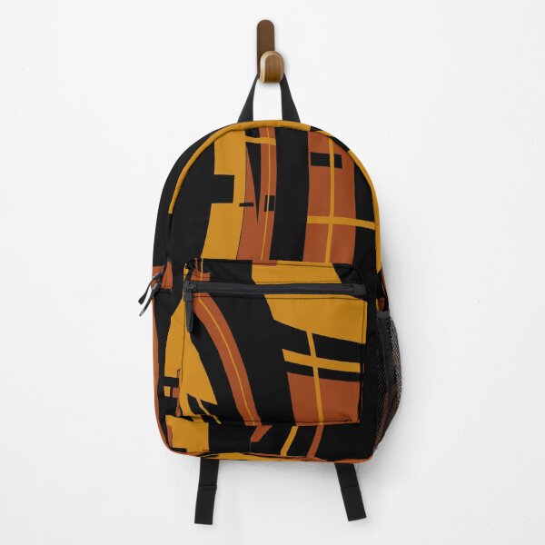 Item preview, Gold Rust on Black Concave Abstract Southwest Design designed and sold by ElasticPixels.
