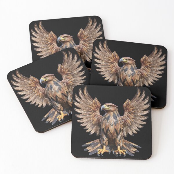 Item preview,   Majestic Eagle with Wings Spread and Detailed Feathers designed and sold by AnimalAirtistry.