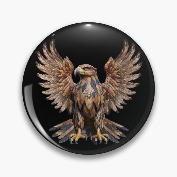 Item preview,   Majestic Eagle with Wings Spread and Detailed Feathers designed and sold by AnimalAirtistry.