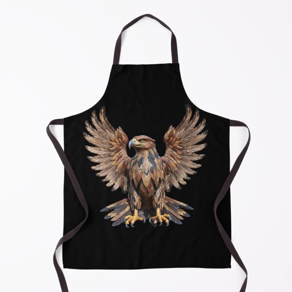Item preview, Majestic Eagle with Wings Spread and Detailed Feathers designed and sold by AnimalAirtistry.