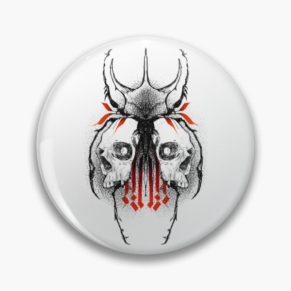 Item preview, Beetle Skull And Calligraphy Graphic Draw Gifts For Tattoolovers designed and sold by stell rocket by frida najska.