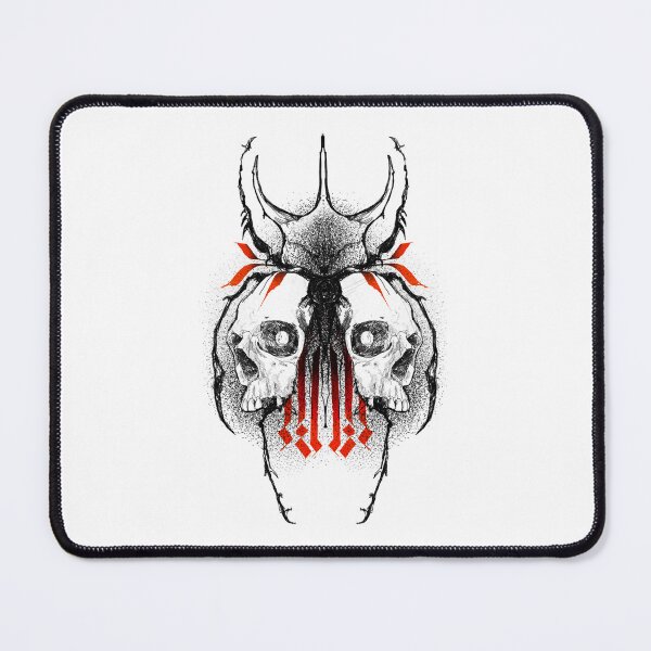 Item preview, Beetle Skull And Calligraphy Graphic Draw Gifts For Tattoolovers designed and sold by stell rocket by frida najska.