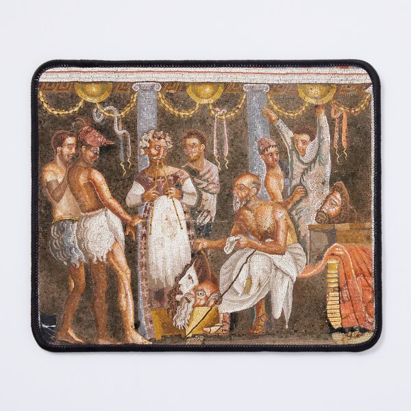 Item preview, Roman mosaic. Choregos. Actors designed and sold by likiska.