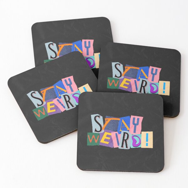 Item preview, Stay Weird Ransom Collage Typography designed and sold by Vexo P.