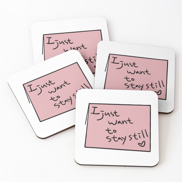Item preview, I Just Want to Stay Still Sticker designed and sold by happydodoland.