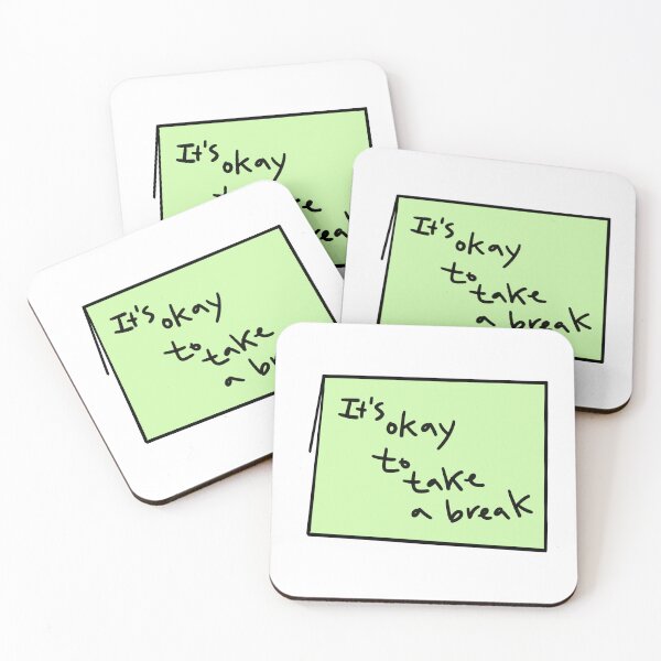 Item preview, It’s Okay to Take a Break Sticker designed and sold by happydodoland.