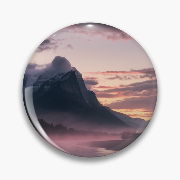 Item preview,   Breathtaking Landscape at Dawn with Majestic Mountains designed and sold by AnimalAirtistry.