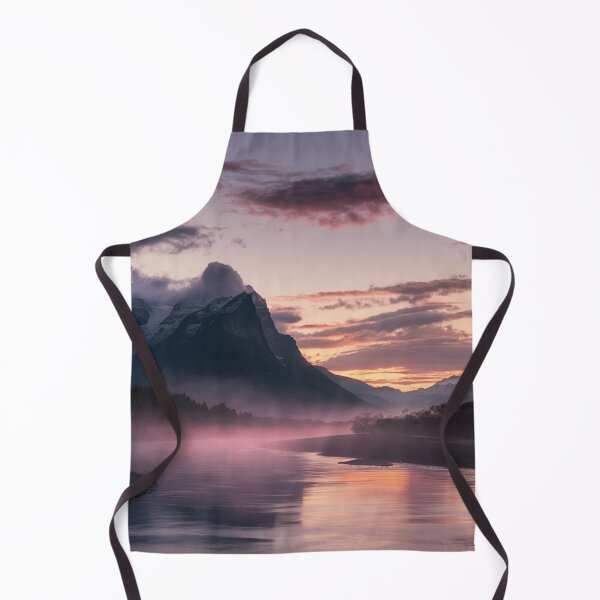 Item preview, Breathtaking Landscape at Dawn with Majestic Mountains designed and sold by AnimalAirtistry.
