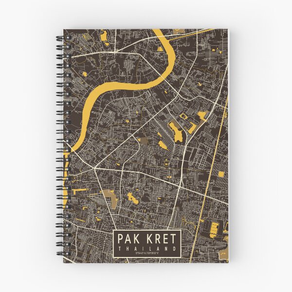 Item preview, Pak Kret City Map of Thailand  - Pastel designed and sold by deMAP.