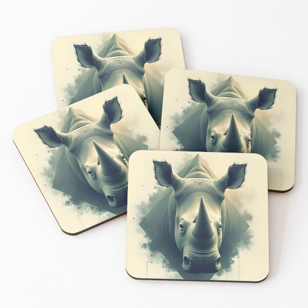 Item preview, Wild by Nature Rhino designed and sold by ShadowAndSlate.