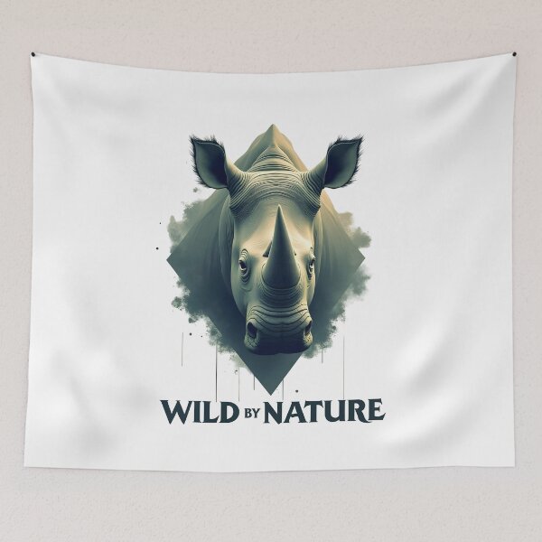 Item preview, Wild by Nature Rhino designed and sold by ShadowAndSlate.