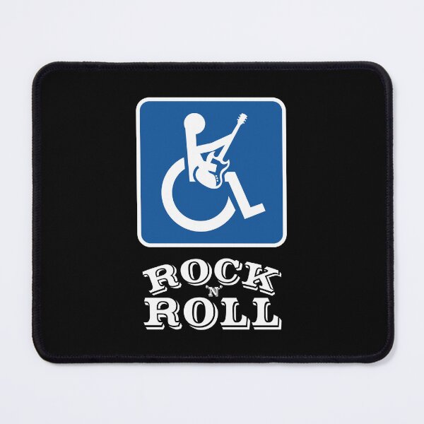 Item preview, Accessibility just Rock'n'Roll - a different parking sign with a white text designed and sold by knappidesign.