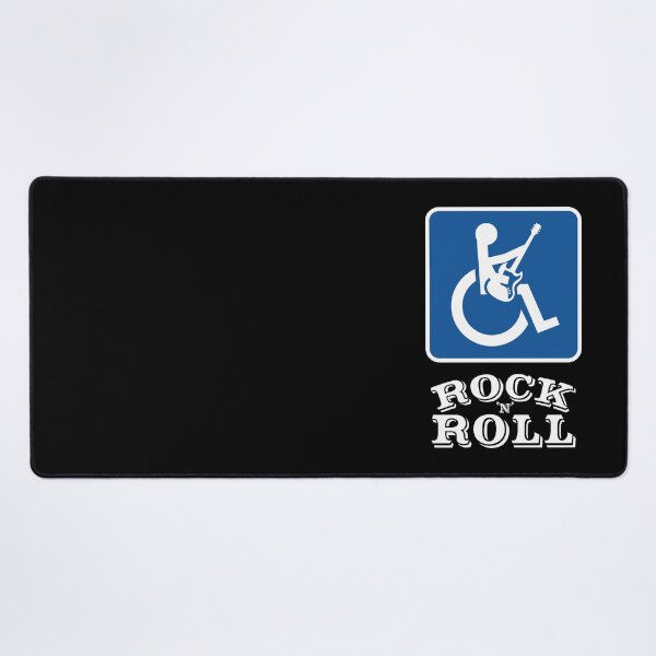 Item preview, Accessibility just Rock'n'Roll - a different parking sign with a white text designed and sold by knappidesign.