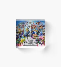 Super Smash Bros. Ultimate Characters Acrylic Block