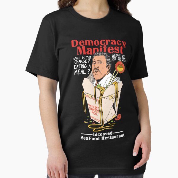 Aperçu de l'œuvre Manifeste de la démocratie Manger un repas un succulent repas chinois créée et vendue par aComicWizard.