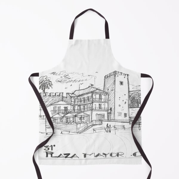 Item preview, Plaza Mayor Cáceres designed and sold by Tereza Pilar Art.